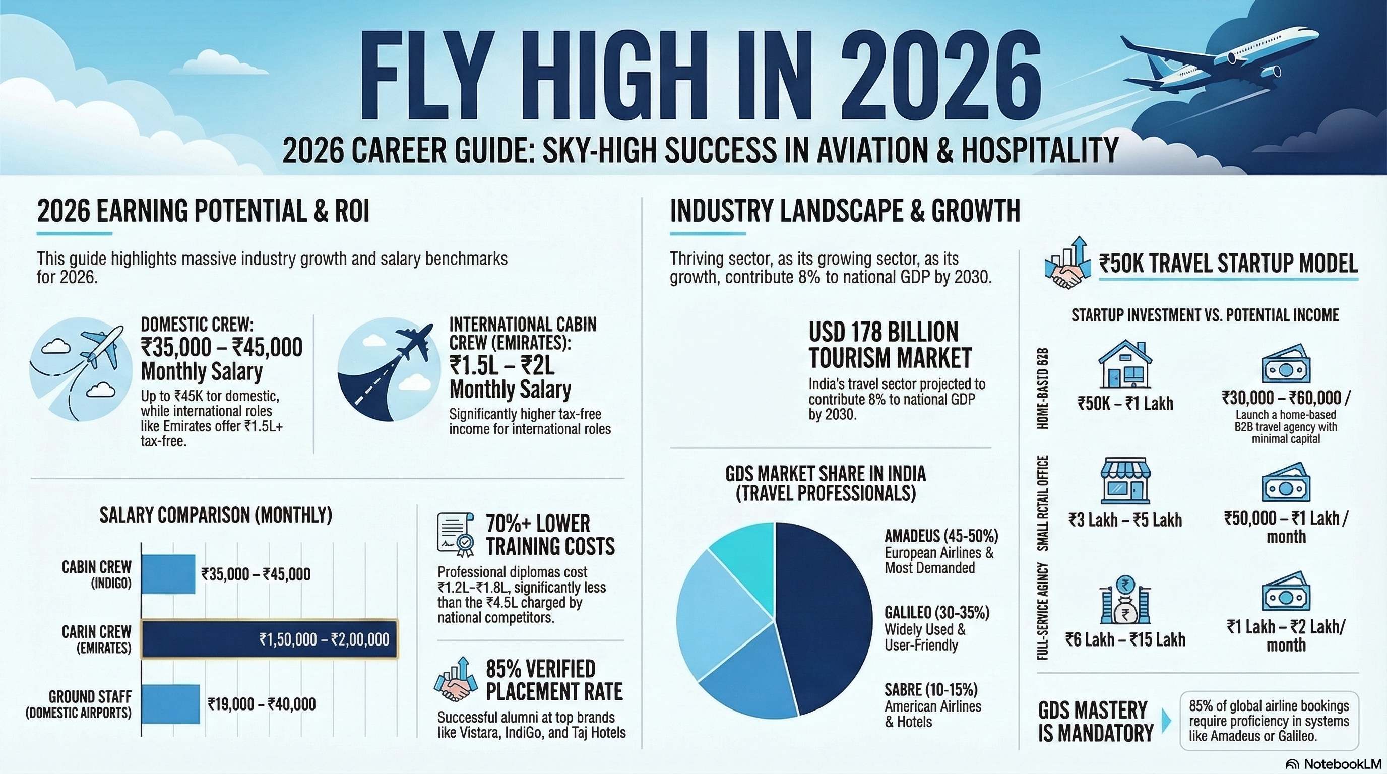 Career in Travel and Tourism Industry in India 2026: Jobs, Business & Growth Opportunities - Wings Institute Travel & Tourism guide